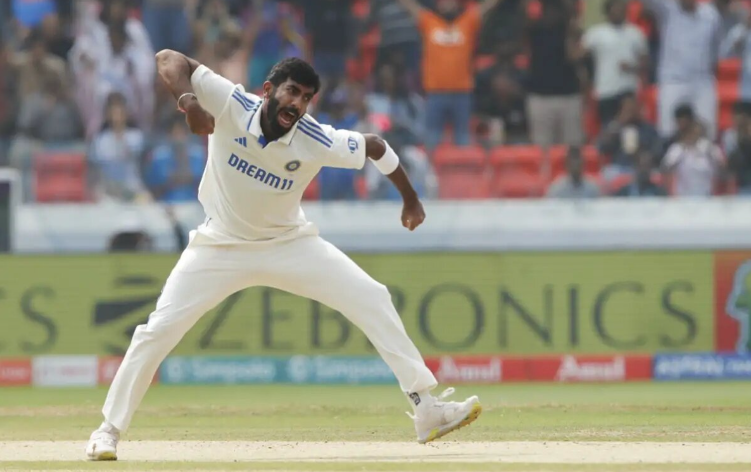 Indian pacer Jasprit Bumrah has been given an official reprimand for breaching Level 1 of the ICC Code of Conduct