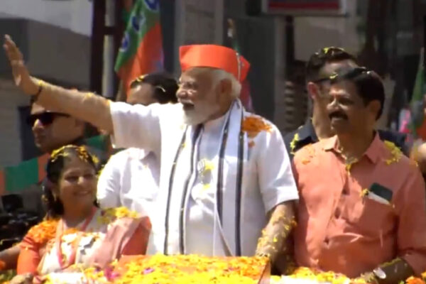 Massive Turnout at Prime Minister Narendra Modi’s Roadshow in Palakkad